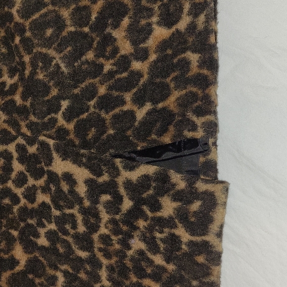 Talbots 0P Animal Print Wool Pencil Skirt - Picture 4 of 5